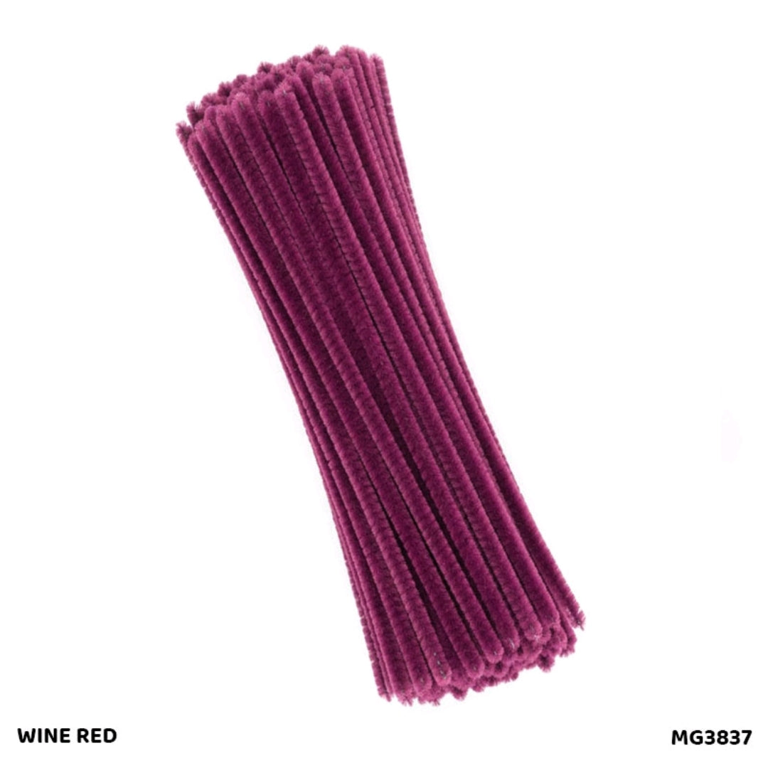 Pipe Cleaner Plain 100 Pc's Single Shades