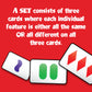 PlayMonster SET - The Family Card Game of Visual Perception Race to Find The Matches