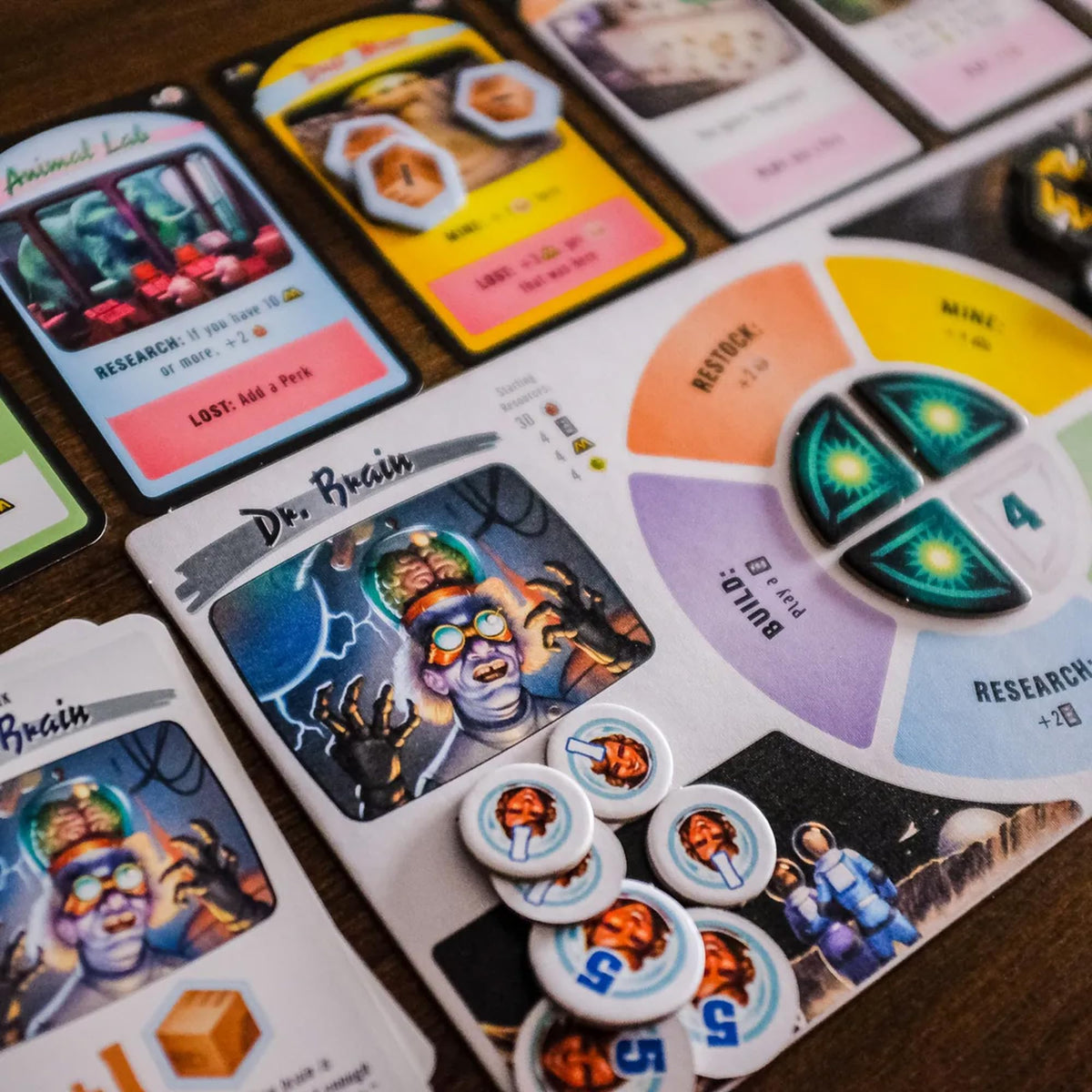 Rio Grande Games Moon Colony Bloodbath Strategy Engine Building Card Game
