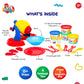 Fundough Funskool Noodle Party Play Set 5 Colorful Dough Tubs of 75g Each