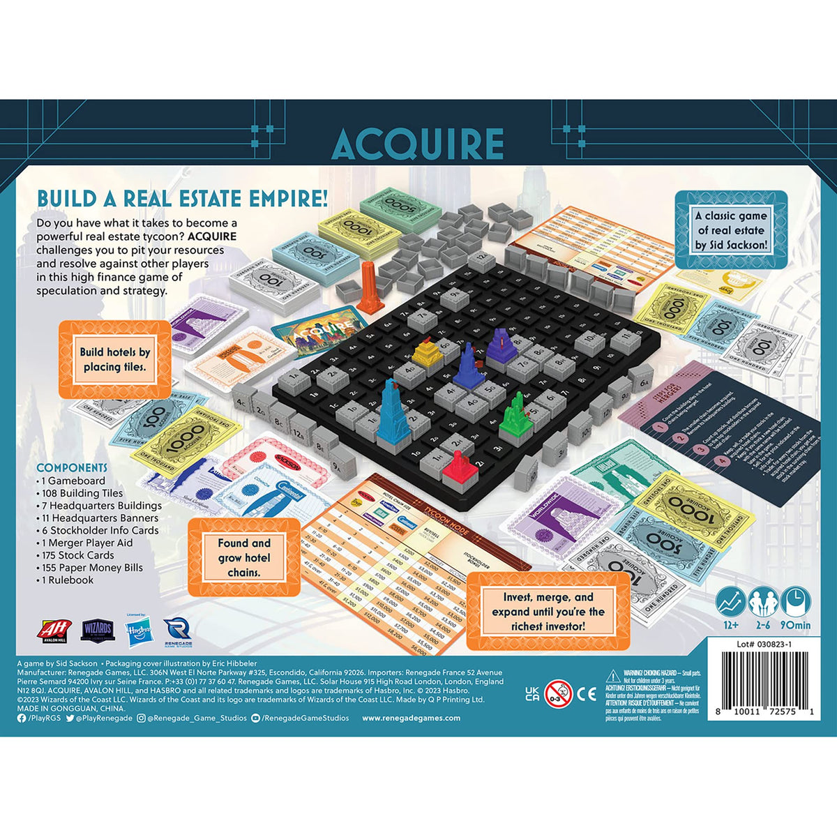 Renegade Game Studios Acquire Board Game