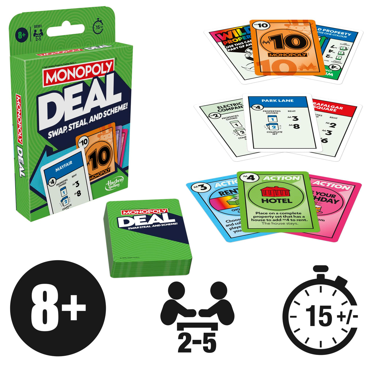 Hasbro Gaming Monopoly Deal Card Game