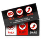 Talk Flirt Dare – Fun and Romantic Couples Game for Date Night Conversation Cards for Couples to Strengthen Relationships