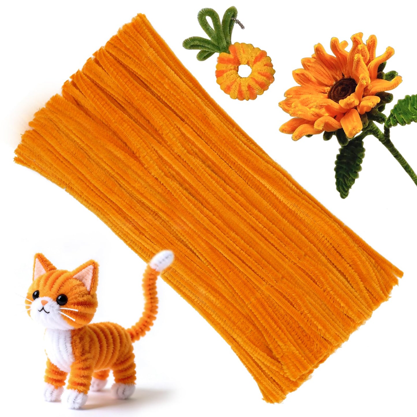 Pipe Cleaner Plain 100 Pc's Single Shades