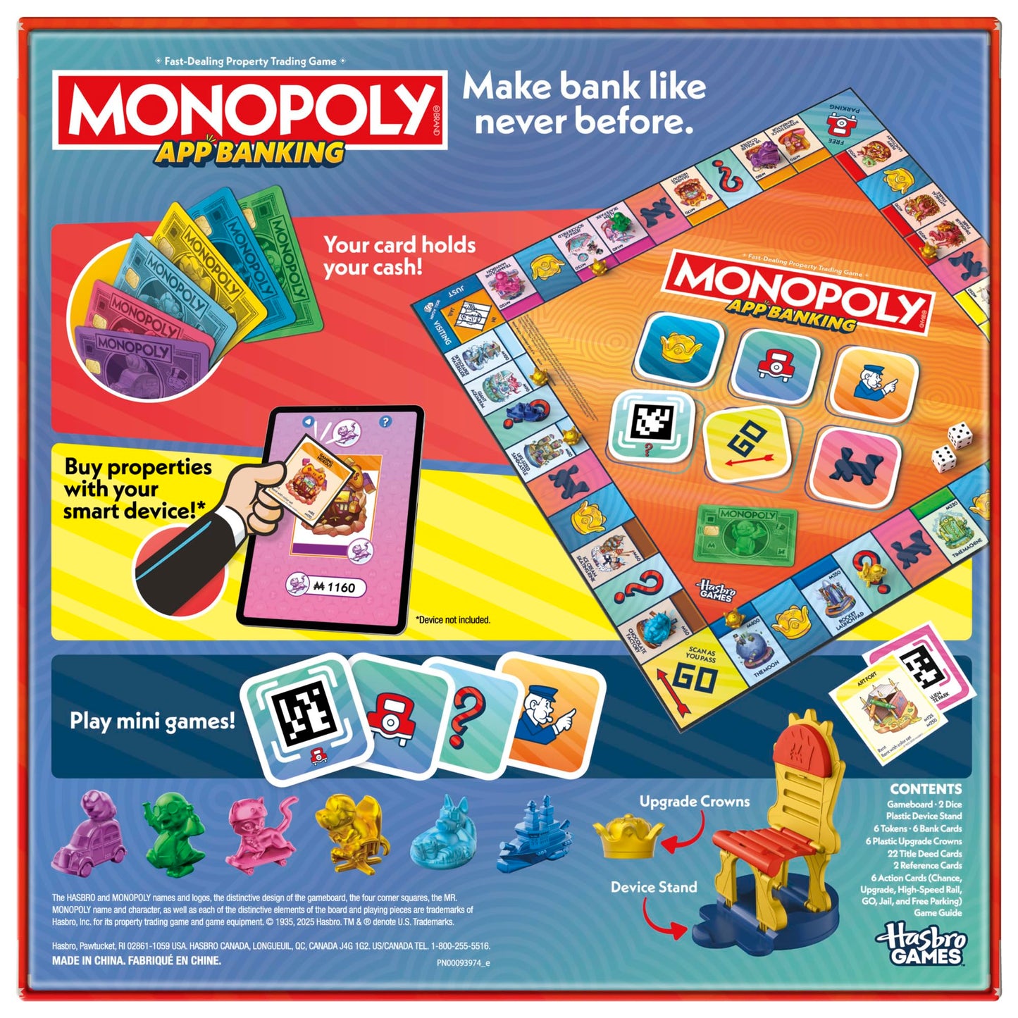 Hasbro Gaming Monopoly App Banking Board Game