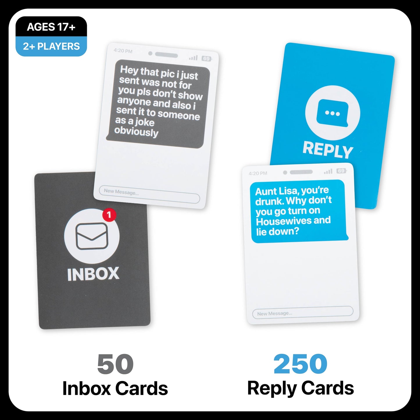 WHAT DO YOU MEME? New Phone, Who Dis? by Relatable, The Offline Text Message Party Game