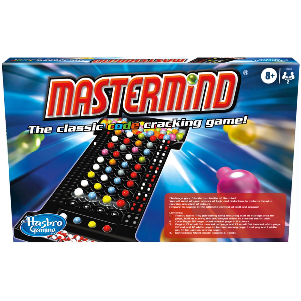 Hasbro Mastermind The Classic Code Cracking Strategy Board Game