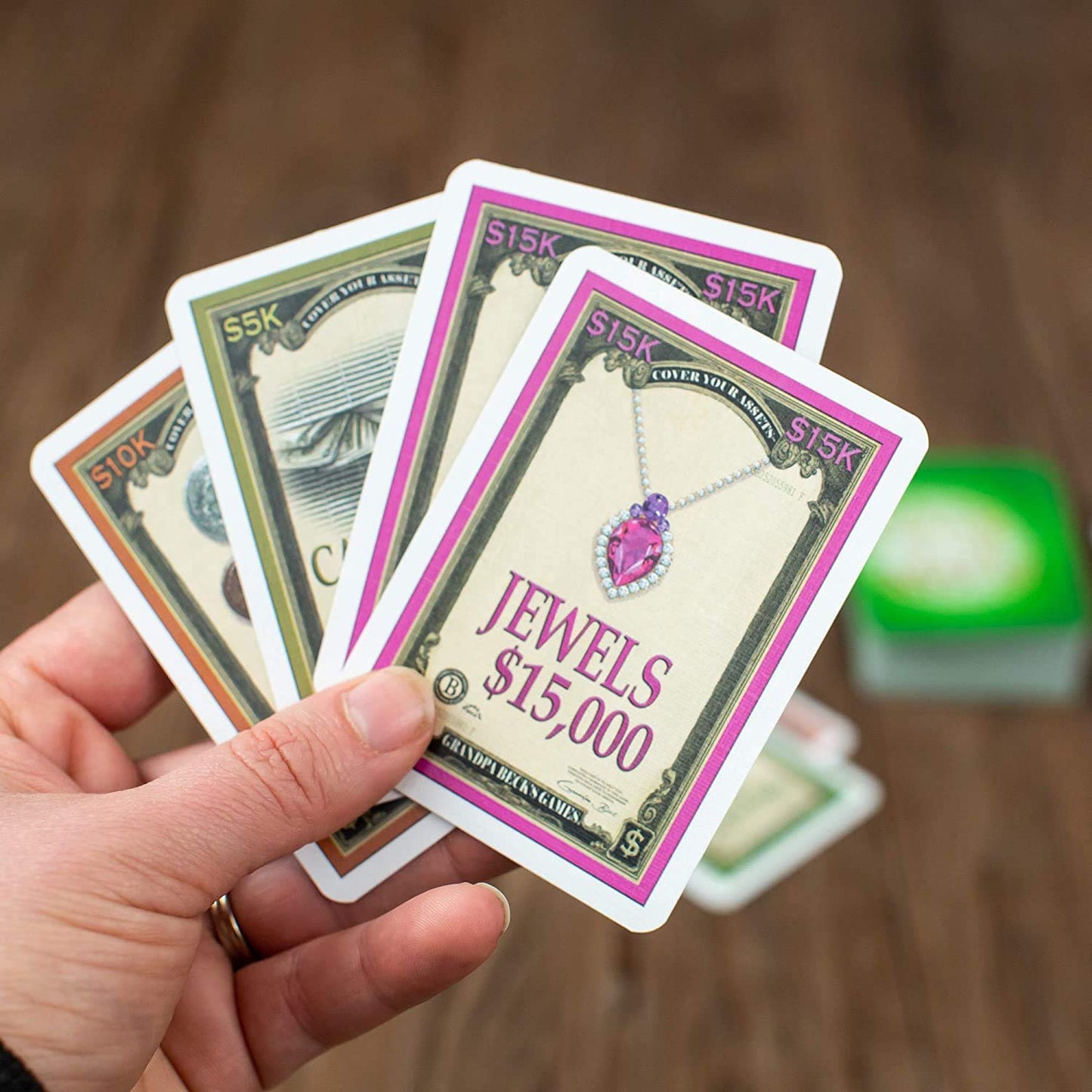 Grandpa Beck's Games Cover Your Assets Card Game