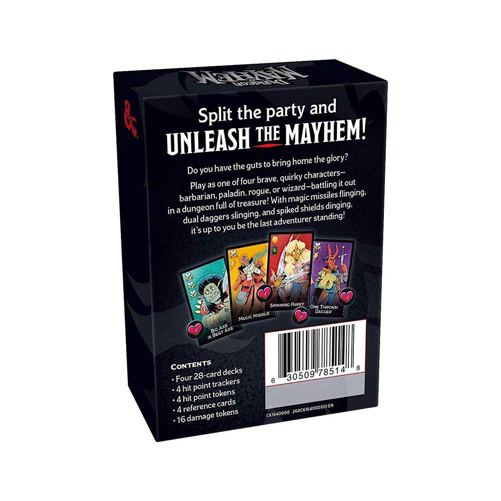 Dungeons & Dragons Dungeon Wizards of the Coast Mayhem Card Game