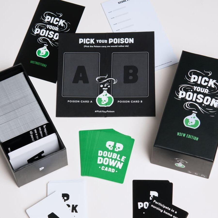 Pick Your Poison After Dark Adult Party Game
