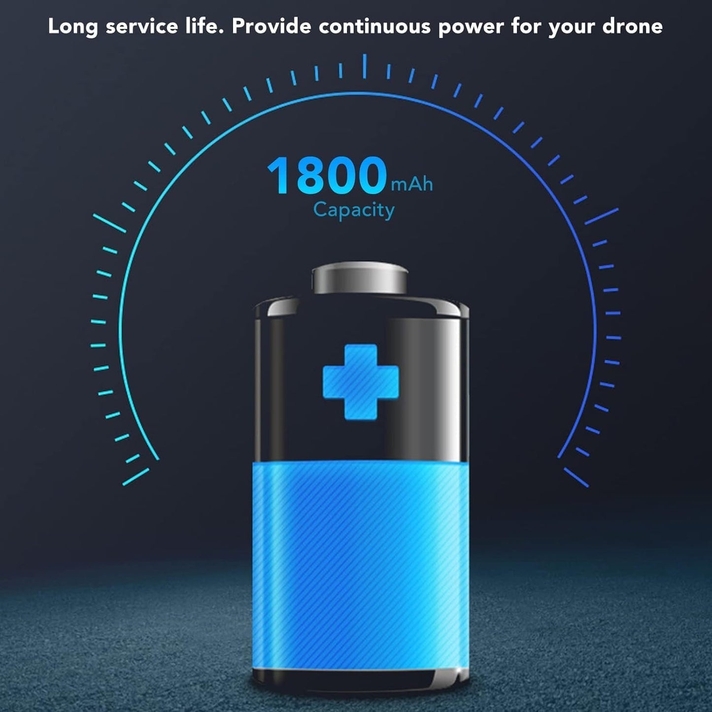 Drone Battery Thermal Insulation RC UAV Battery Plug and Play 3.7V 1800mAh Battery E88 E88pro
