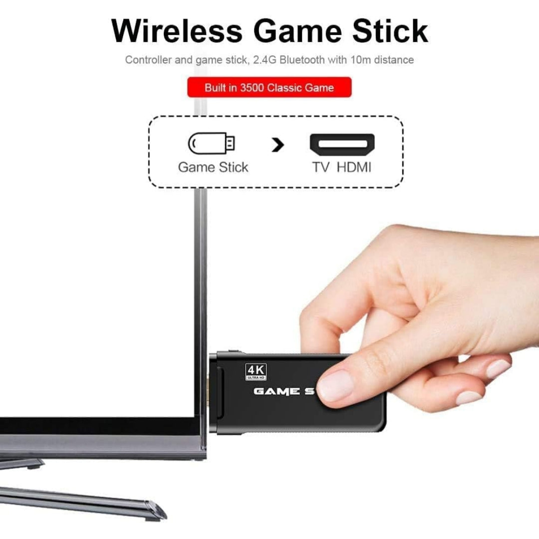 20000+ Retro Games! Wireless Console Stick with 64GB Memory Original BIS Certified