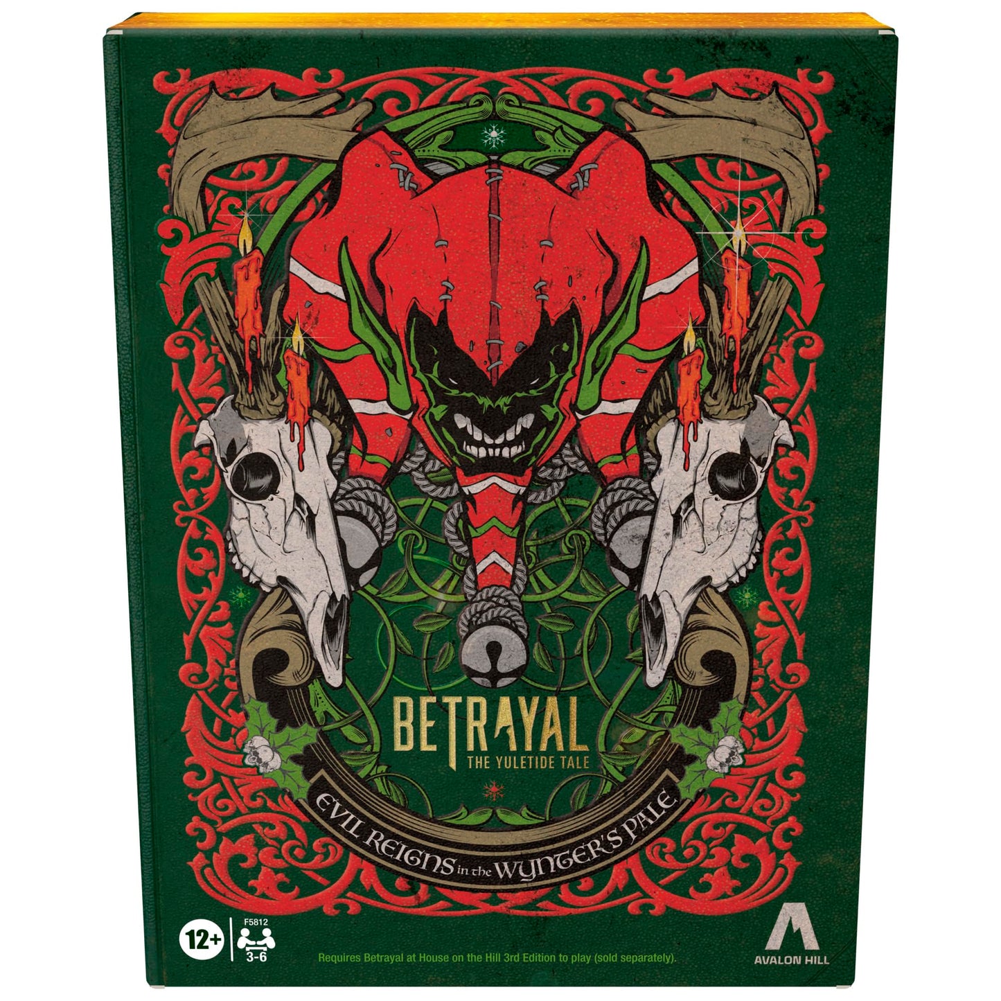 Avalon Hill Betrayal Evil Reigns in The Wynter's Pale The Yuletide Tale Expansion Board Game