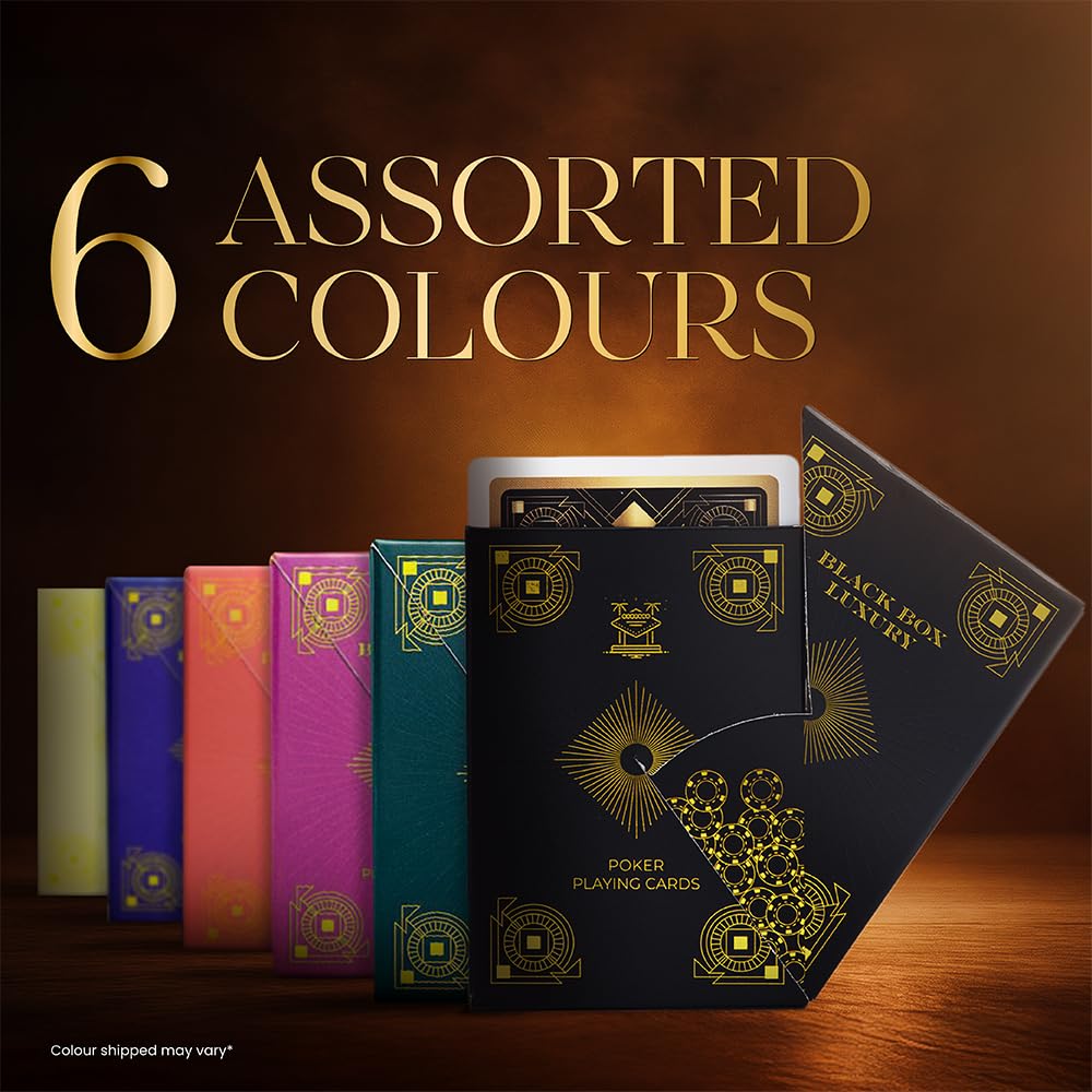 Black Box Luxury Poker Playing Cards