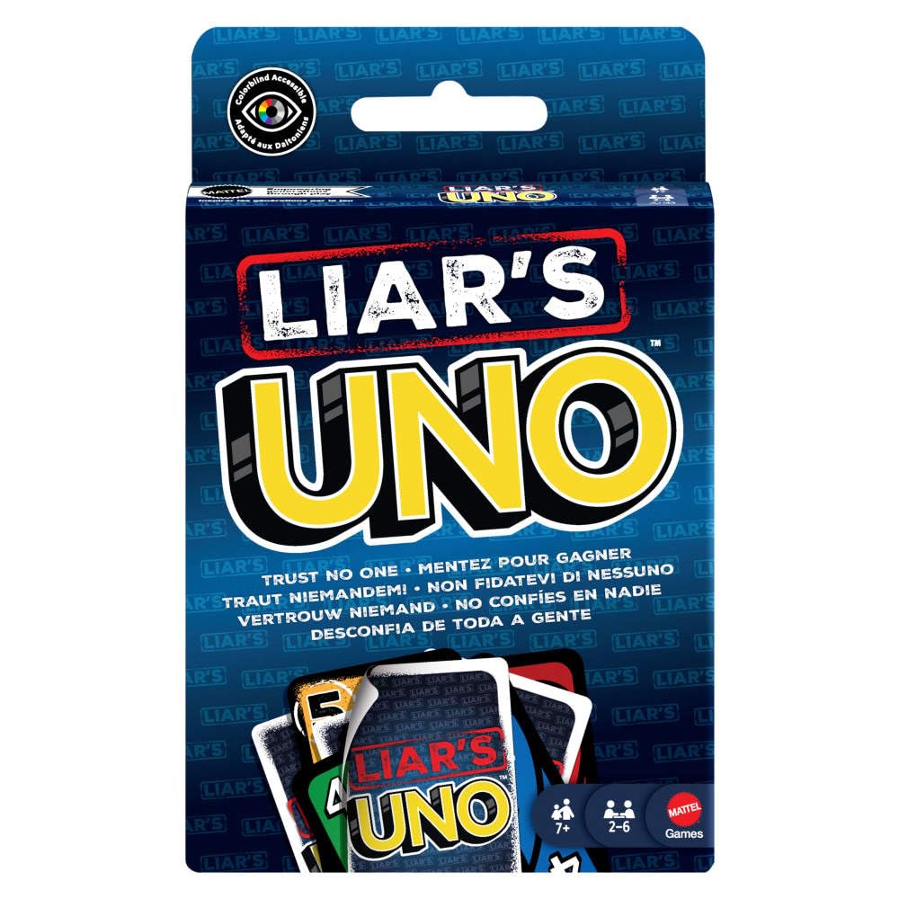 Mattel Games Liar’s UNO Card Game