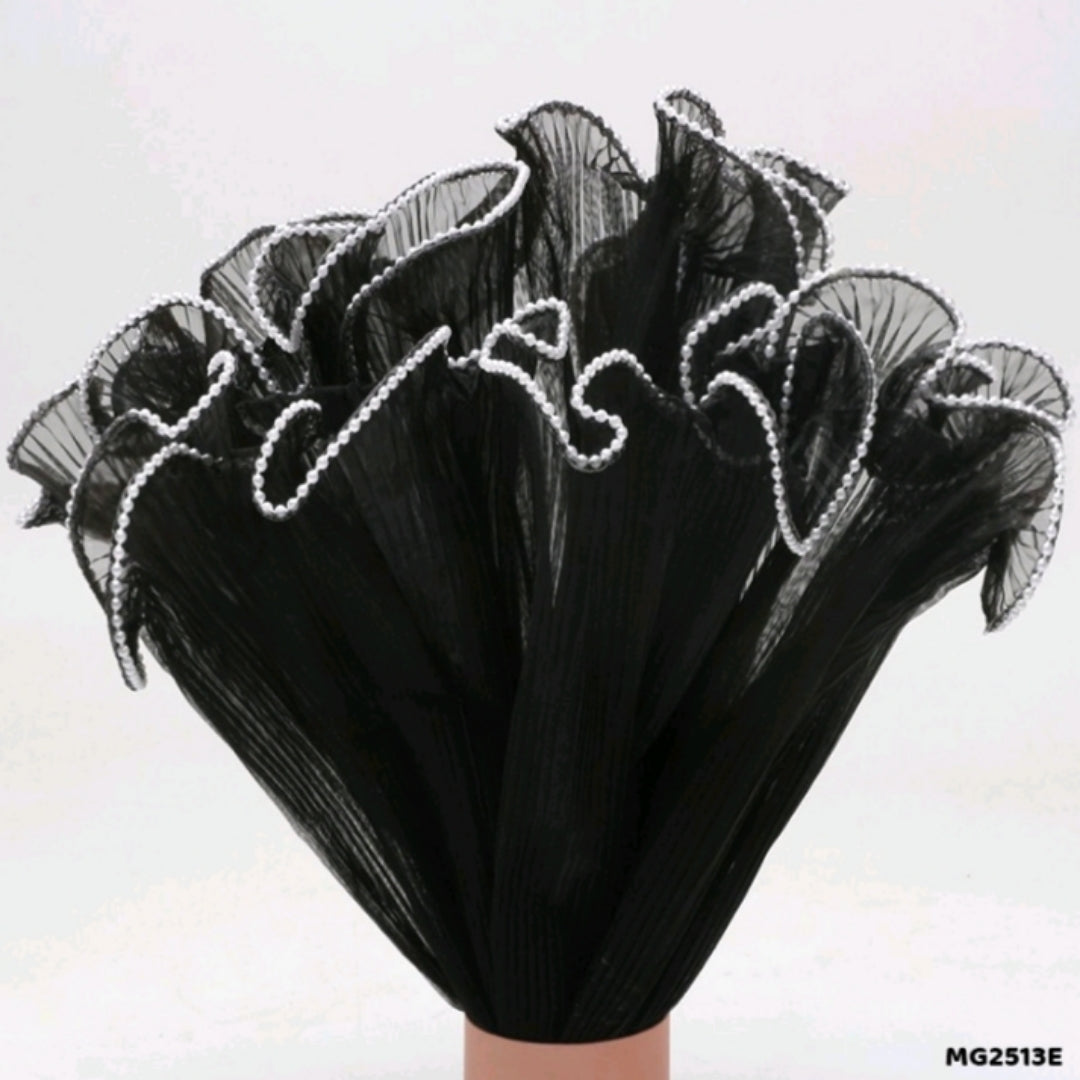 Premium Wrinkled Net Wrapping Paper with Pearl