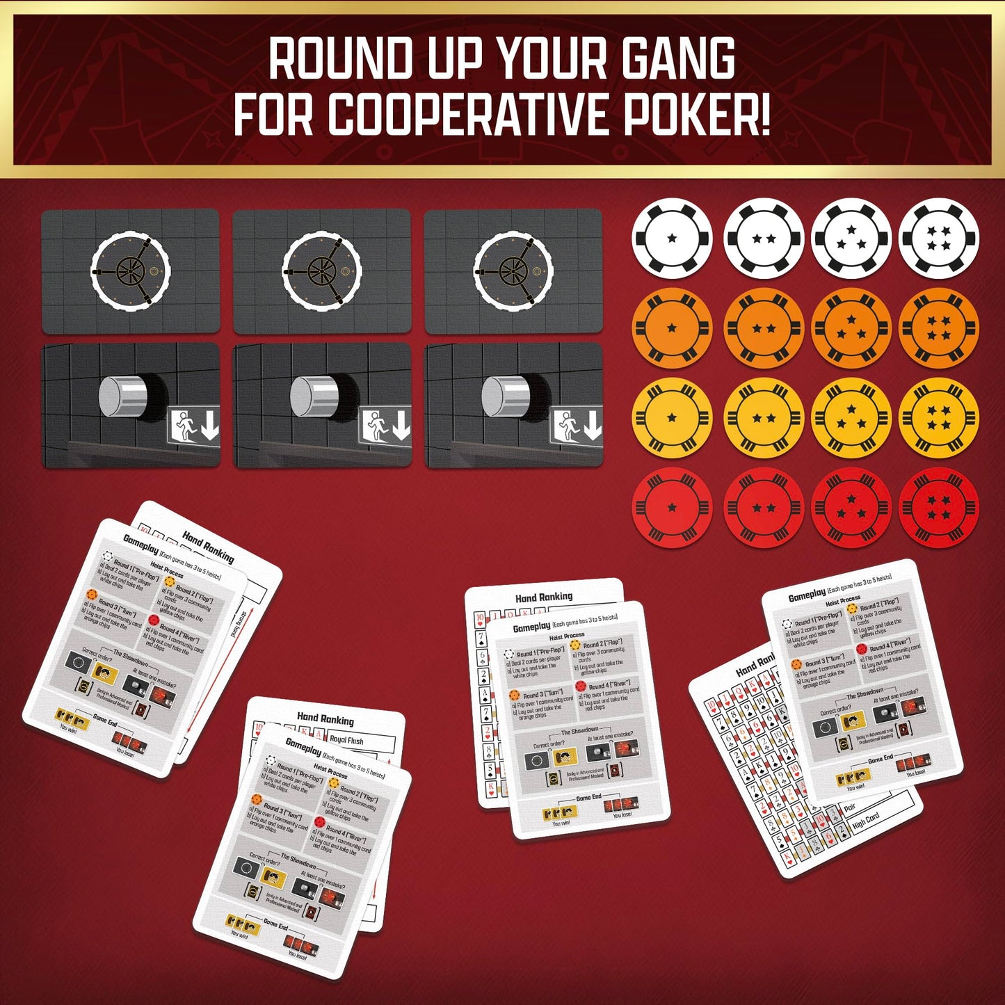 Thames & Kosmos The Gang Cooperative Poker Card Game