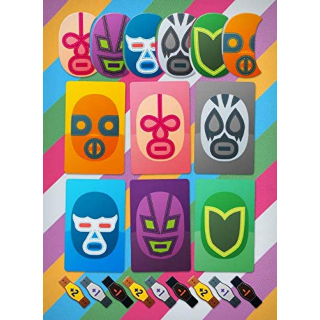 Oink Games Maskmen Unique Japanese Shedding Card Game