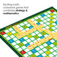 Ratna's Brilliant 2-in-1 Junior Board Game Set, Crossword and Mental Maths, Educational & Learning Word, Letters, Numbers Game for All Ages
