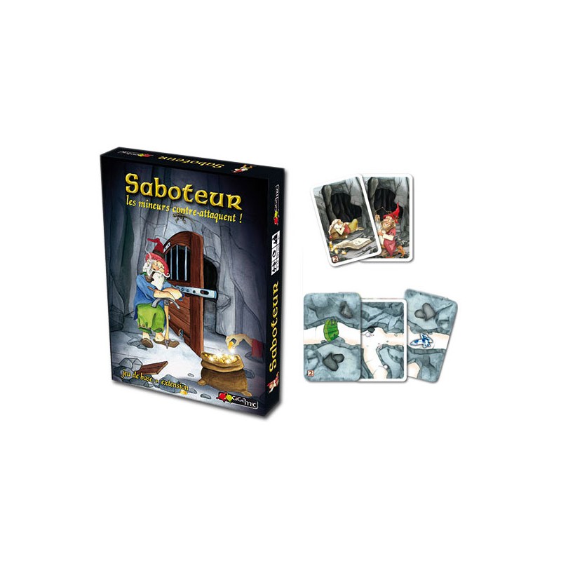 Saboteur The Miners Strike Back – Base Game + Expansion Hidden Roles & Strategy Card Game