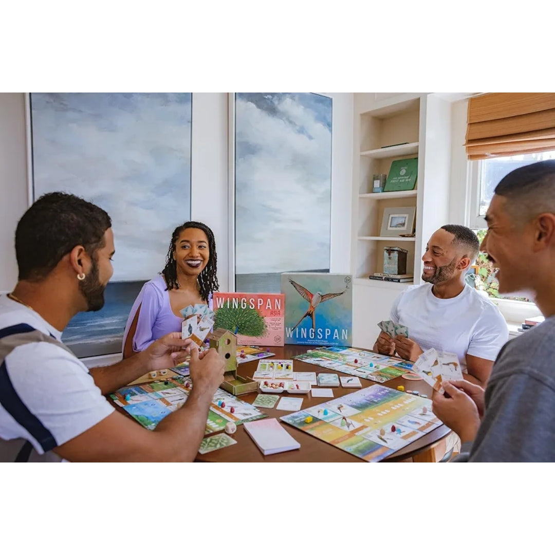 Stonemaier Games Wingspan Asia Standalone Game or Expansion to Wingspan (Base Game) Great for Solo Play or 2 Player Add to Wingspan for 6-7 Player Expansion 1-5 Player