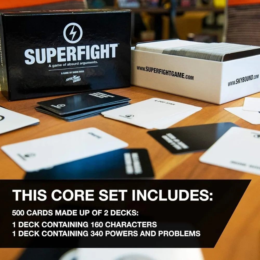 Superfight Card Game Absurd Argument Party Game