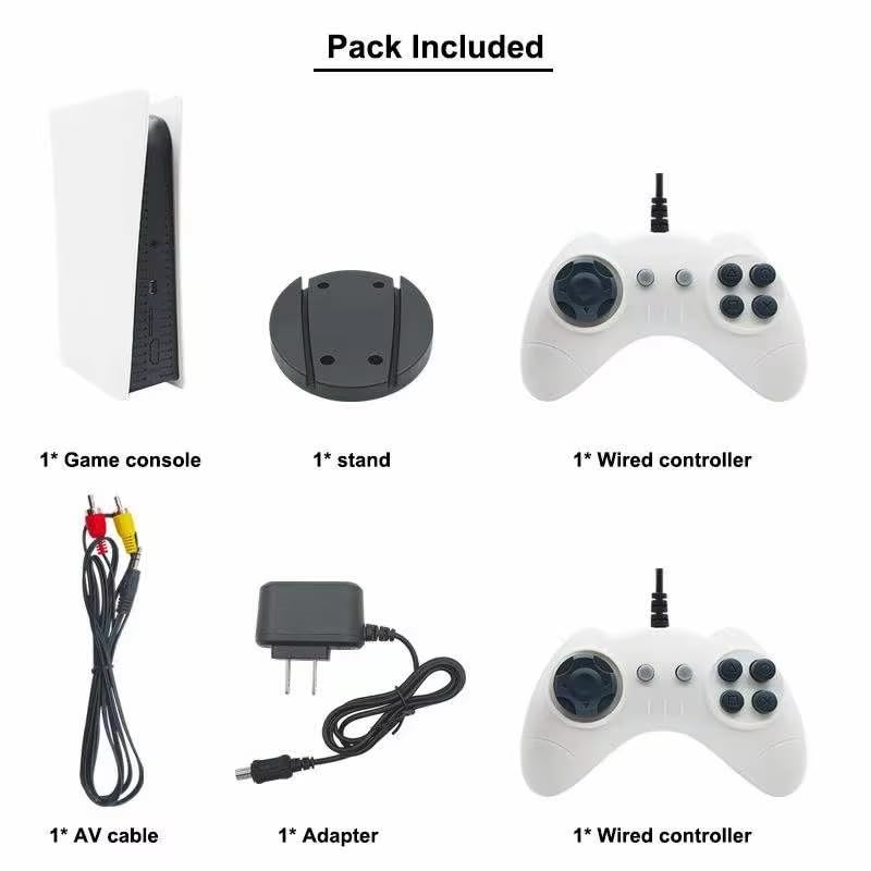 GS5 TV Console with 300 Built In 8 Bit Games USB Wired AV Output Retro Gaming Console