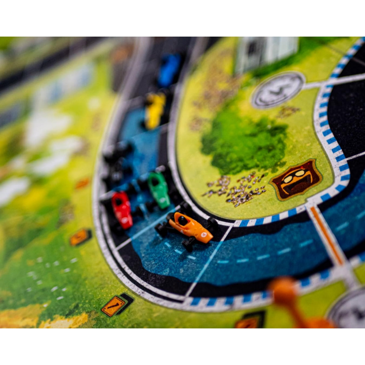 Asmodee Heat Heavy Rain Board Game Expansion New Japan & Mexico Tracks Intense Car Racing Strategy Game