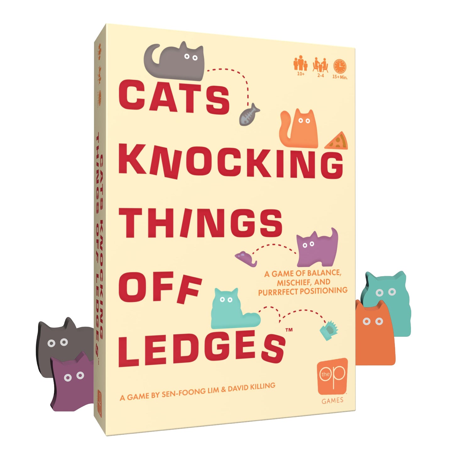 Cats Knocking Things Off Ledges Board Game