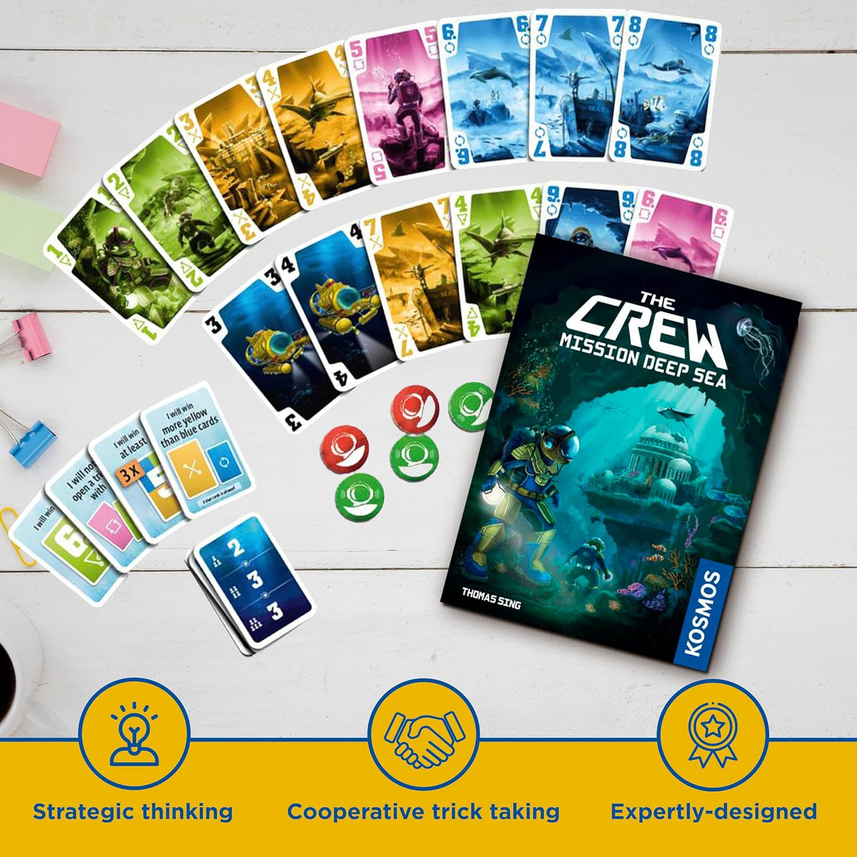 Thames & Kosmos The Crew  Mission Deep Sea Card Game
