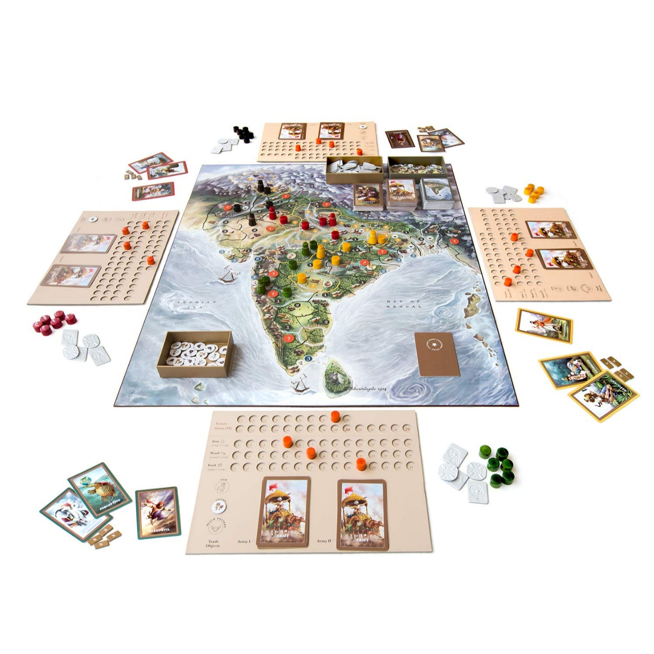 Go India Games Bharata 600 BC Strategy Board Game