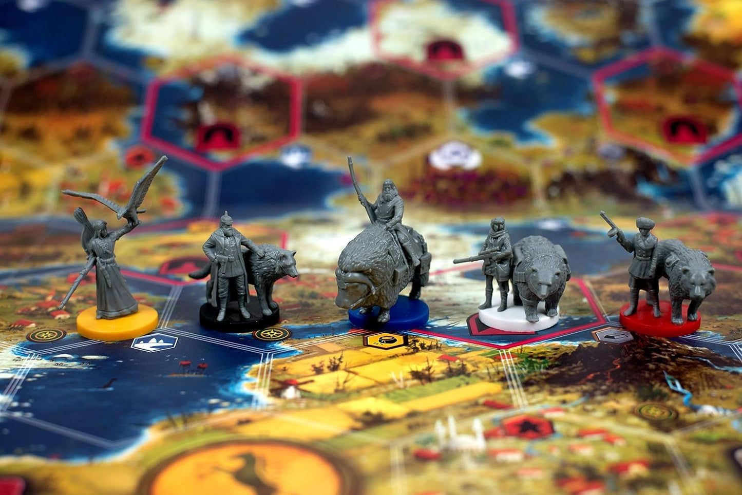 Stonemaier Games Scythe - an Engine Building Area Control Strategy Board Game