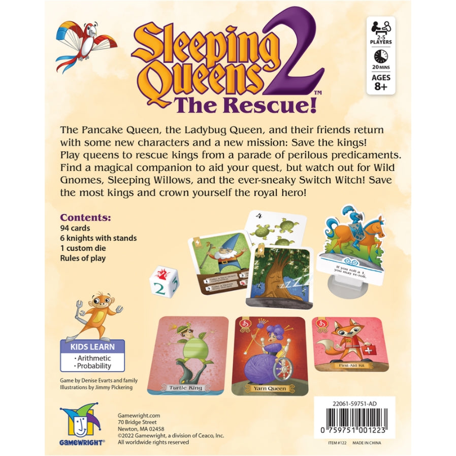 Gamewright Sleeping Queens 2 - The Rescue! Card Game