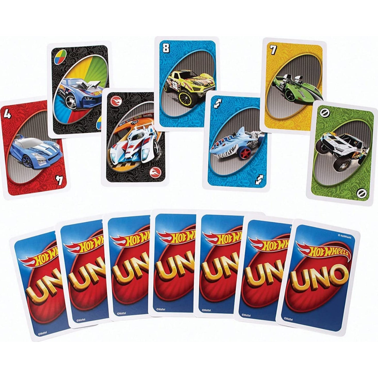 Uno Hot Wheels Theme Card Game