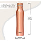 Milton Copperas Gift Set of 2 bottles 950ml with 2 pc Tumbler 100% Pure Copper BPA Free Leak Proof Office Bottle Boosts Immunity Supports Digestive & Liver Health Ayurveda Inspired