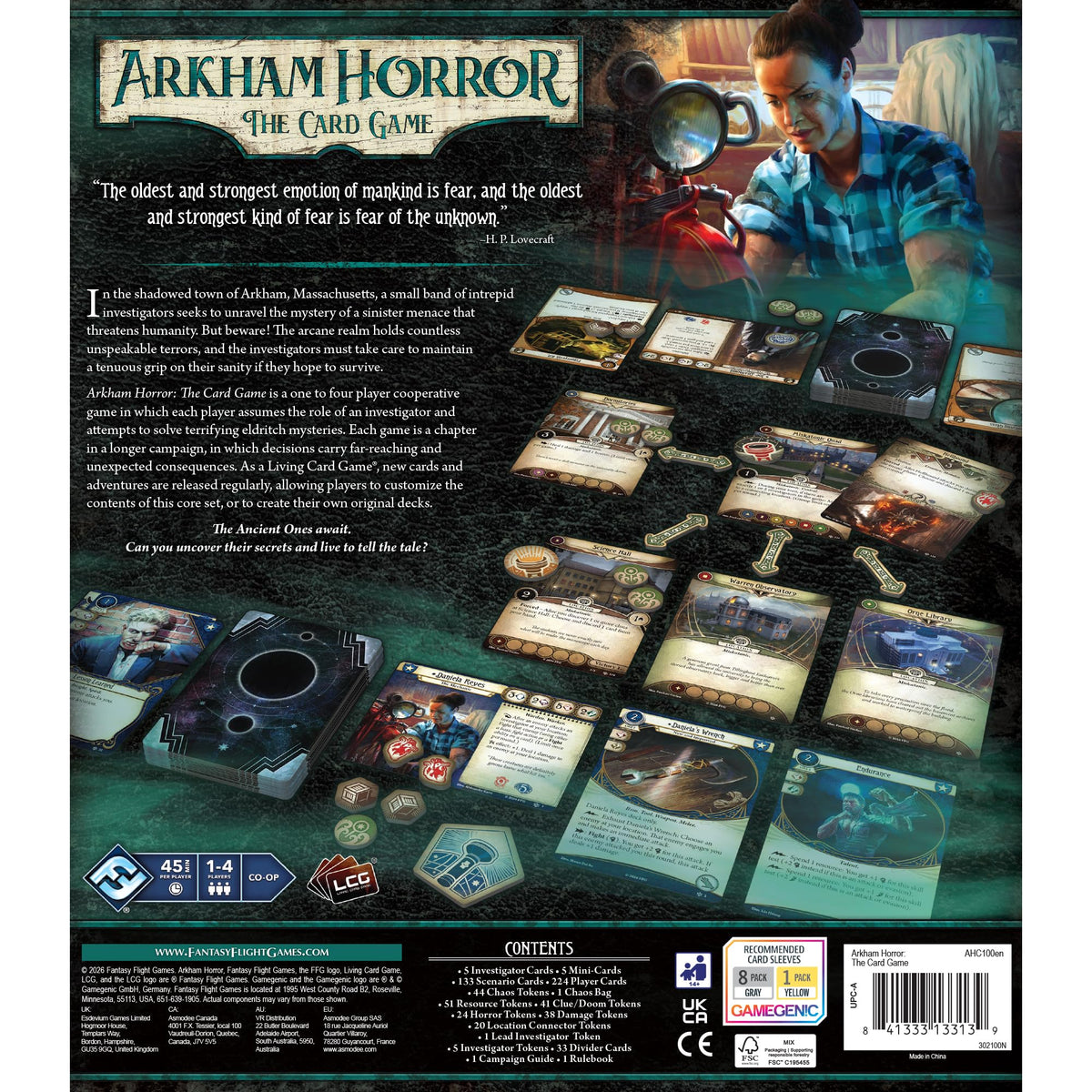 Fantasy Flight Games Arkham Horror The Card Game Chapter Two Core Set