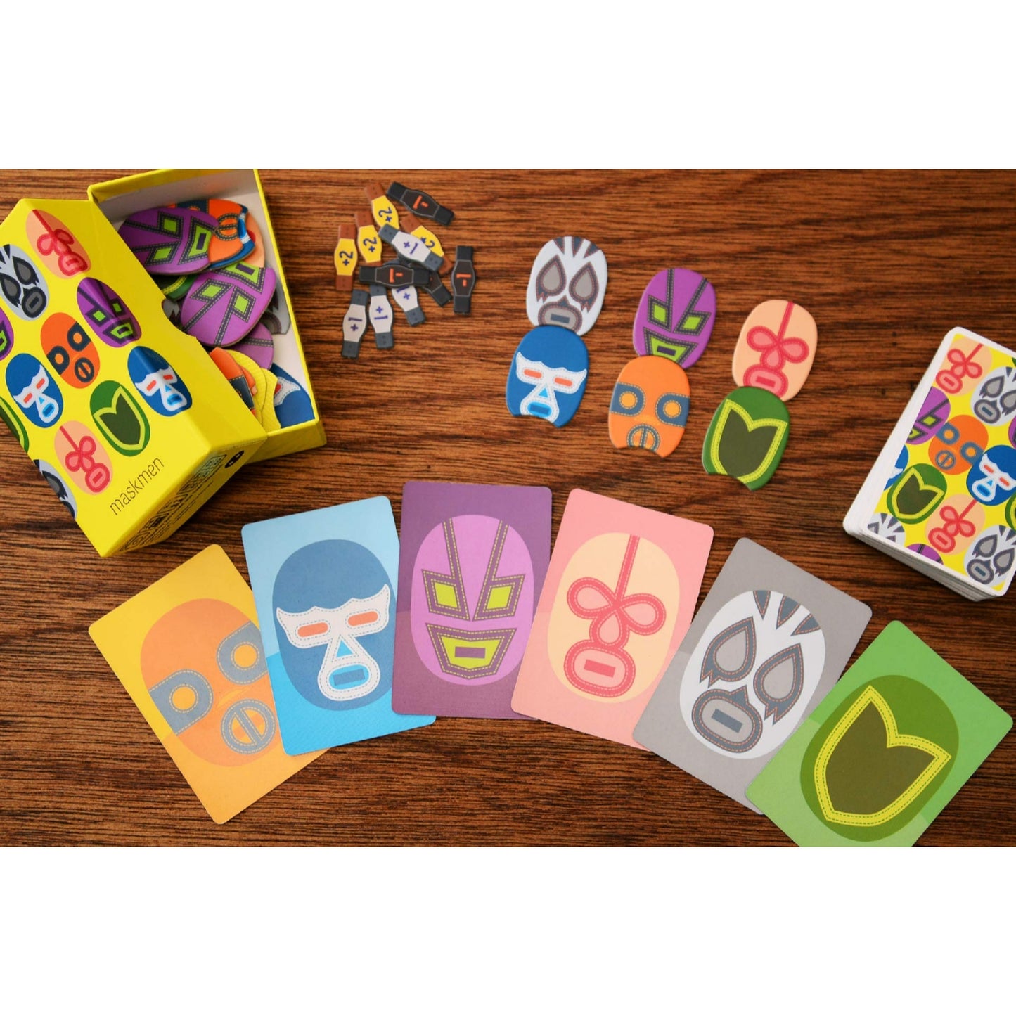 Oink Games Maskmen Unique Japanese Shedding Card Game