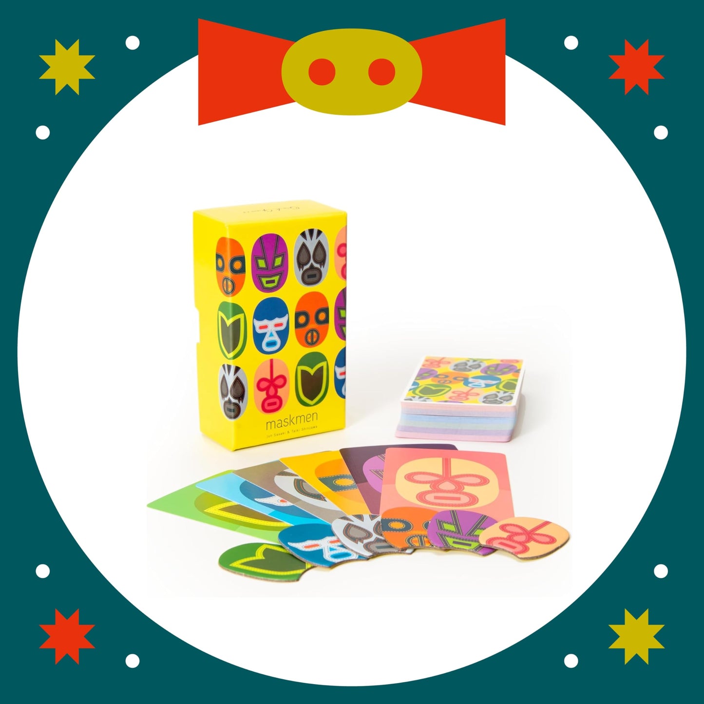 Oink Games Maskmen Unique Japanese Shedding Card Game