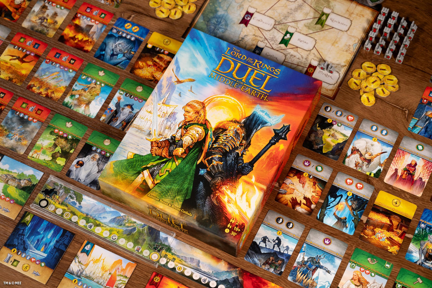 Asmodee The Lord of The Rings Duel for Middle Earth Board Game