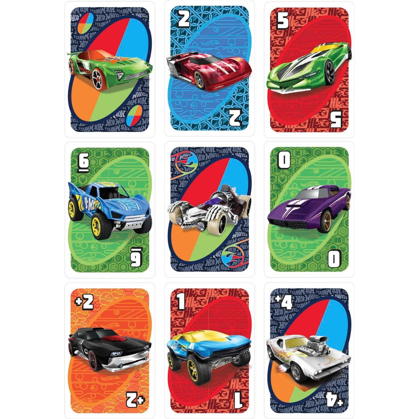 Uno Hot Wheels Theme Card Game