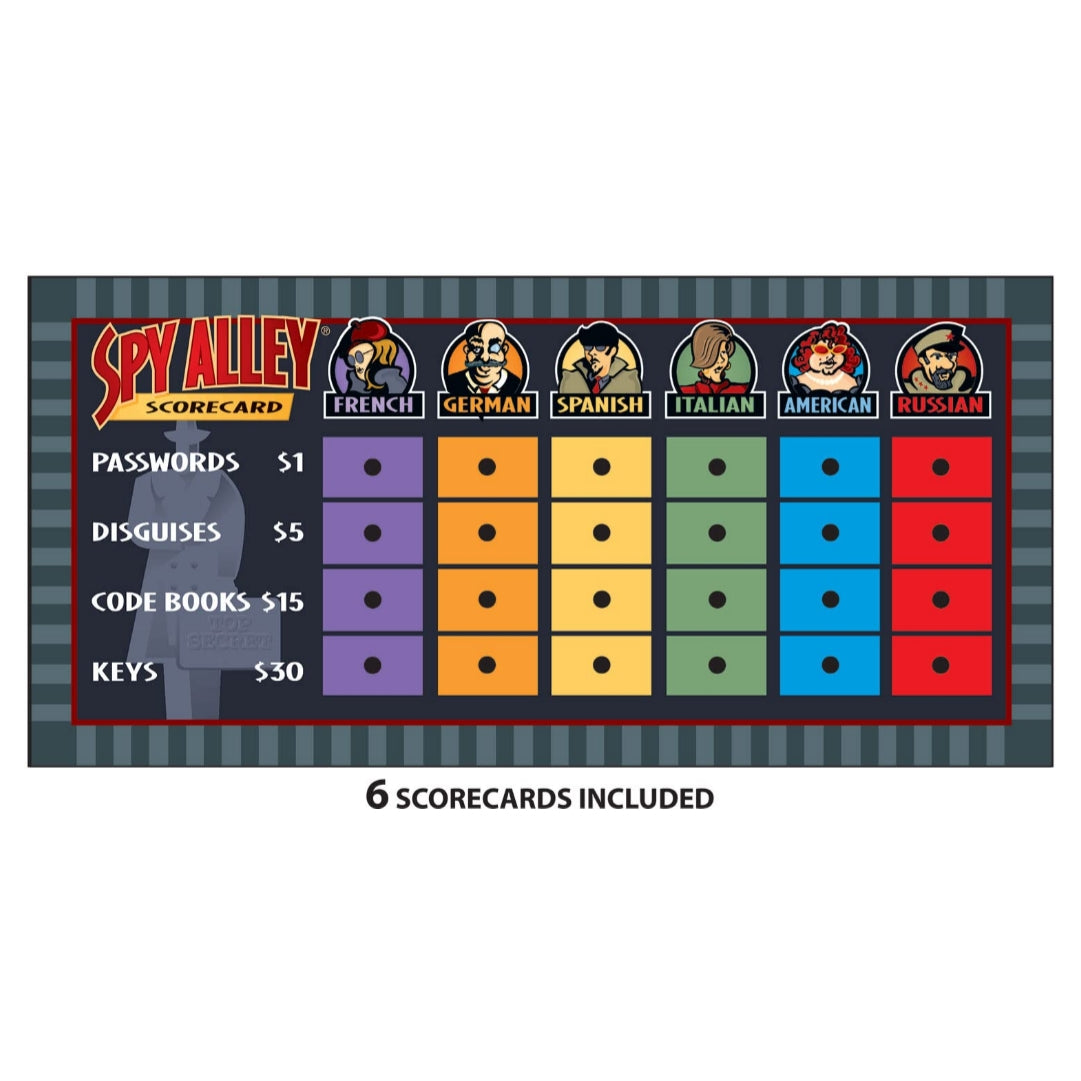 Spy Alley Mensa Award Winning Family Strategy Board Game