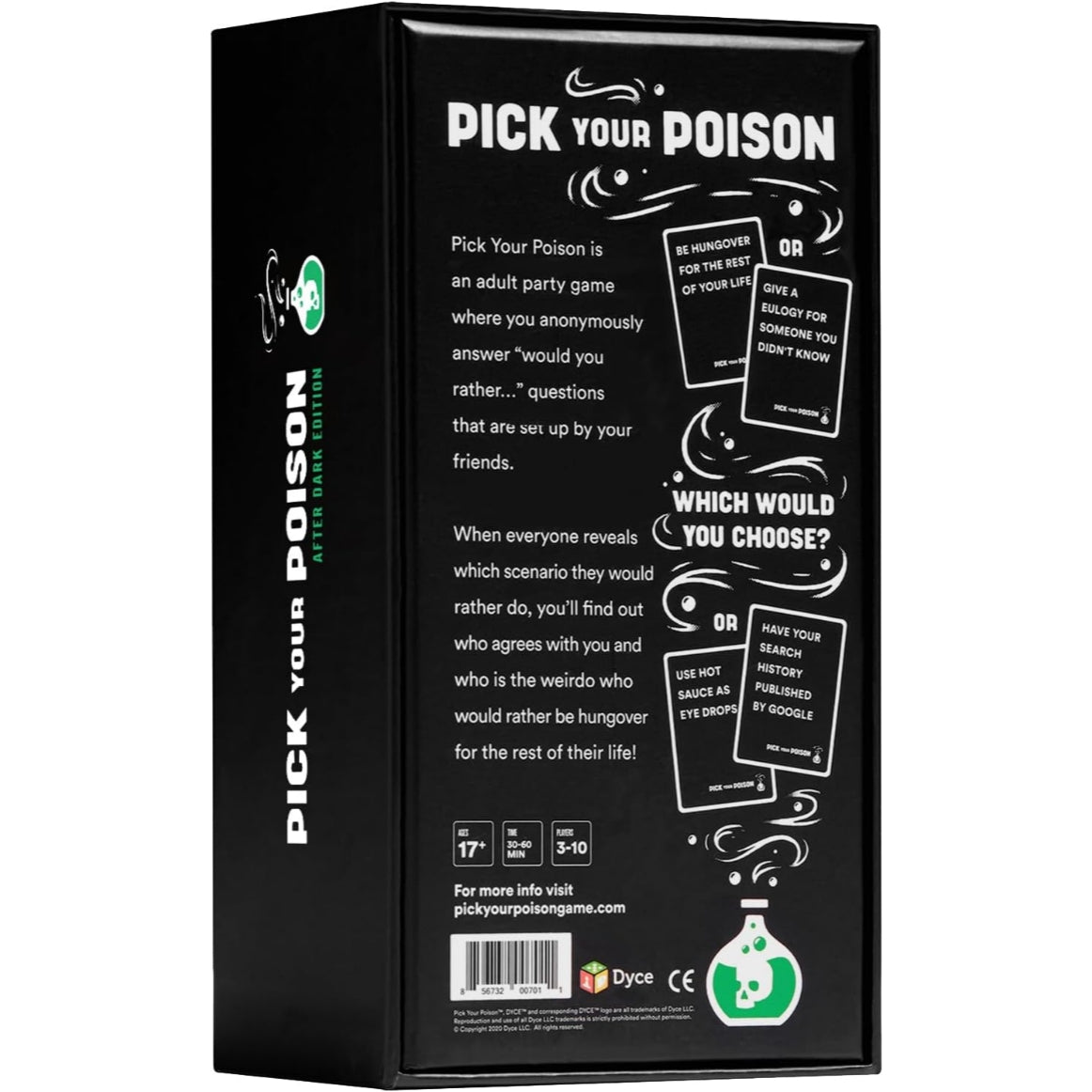 Pick Your Poison After Dark Adult Party Game