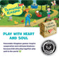 Peaceable Kingdom Race to the Treasure! Cooperative Path Building Game