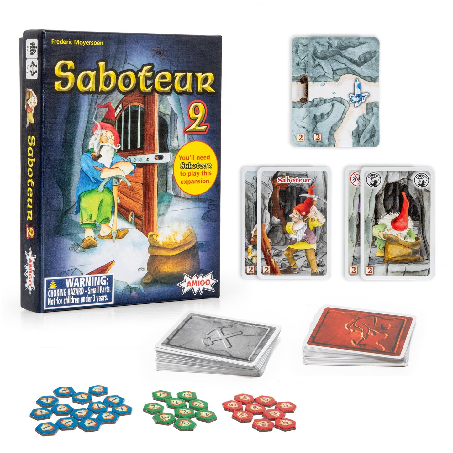 Saboteur 2 Exciting Gold Digging Strategy Card Game