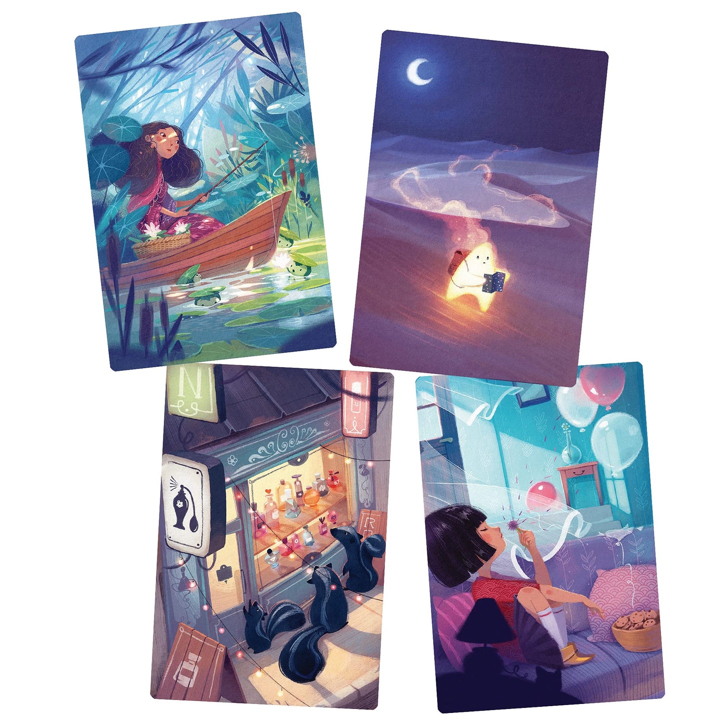 Stella Dixit Universe Board Game - Competitive Sky Exploration Image Association Game
