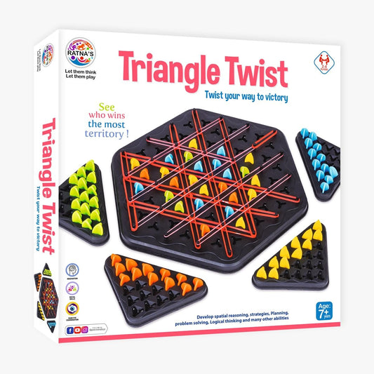 Ratna's Triangle Twist Strategy Board Game