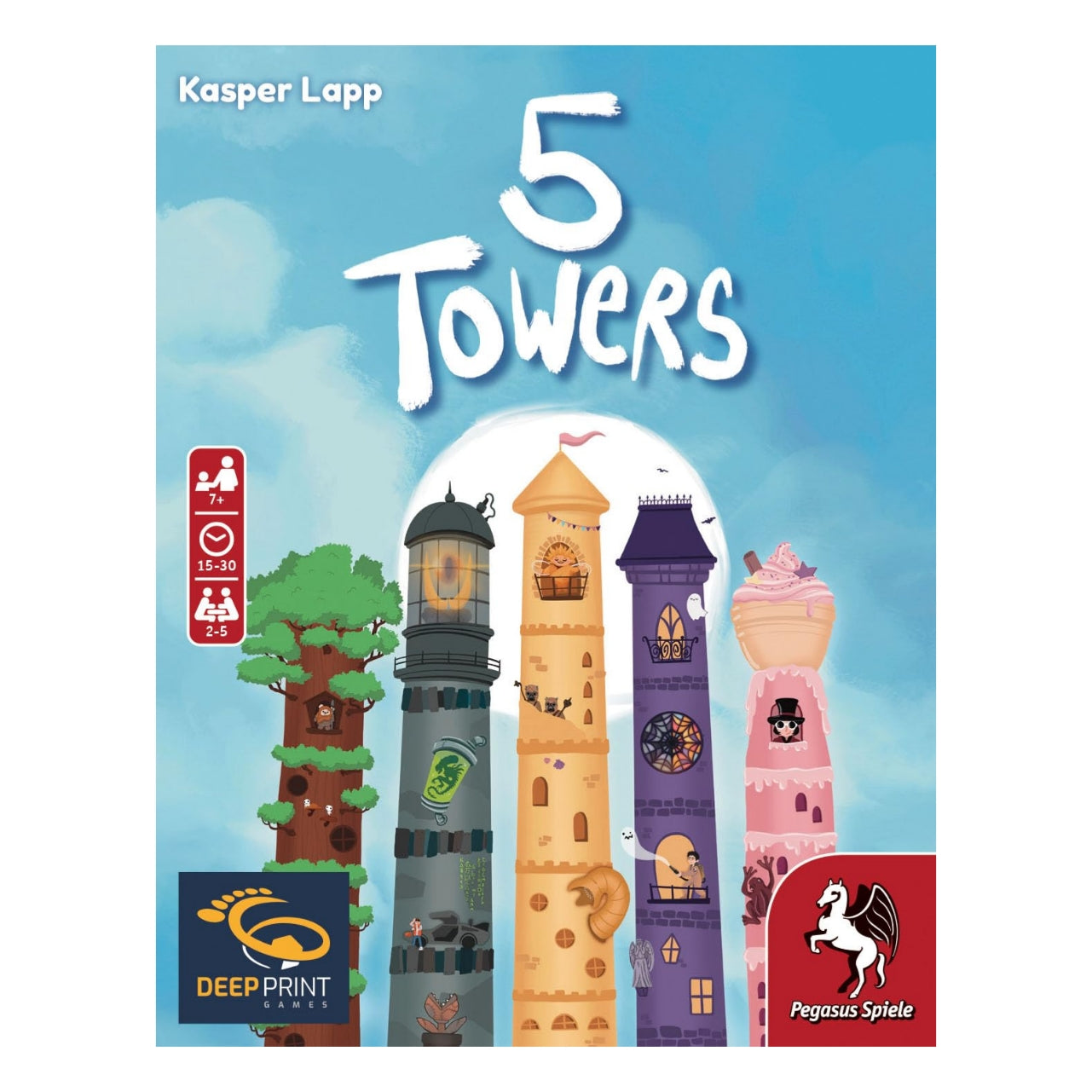 Pegasus Spiele 5 Towers Card Game