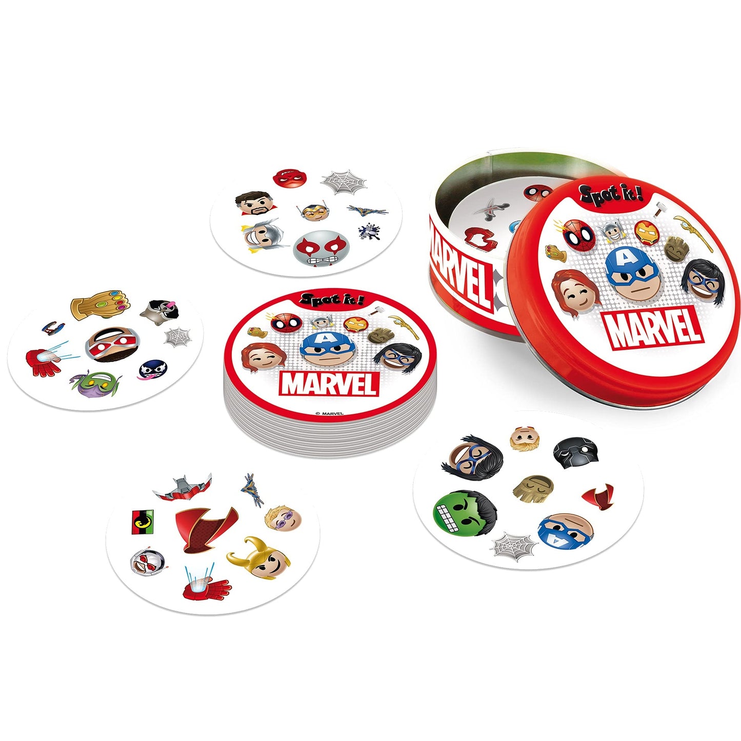 Spot it! Dobble Marvel Emojis Card Game
