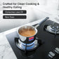 Prestige 10cm/400ml Tri-Ply Stainless Steel Cute Sauce Pan Gas & Induction Compatible Even Heat Distribution Perma-Cool Handles Thick Gauge Life Time Warranty