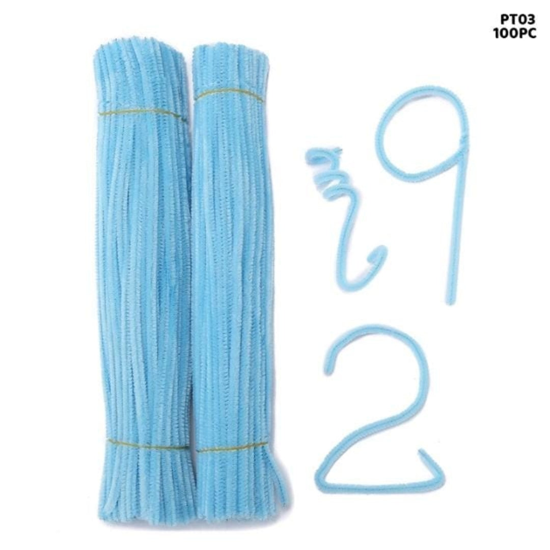 Pipe Cleaner Plain 100 Pc's Single Shades